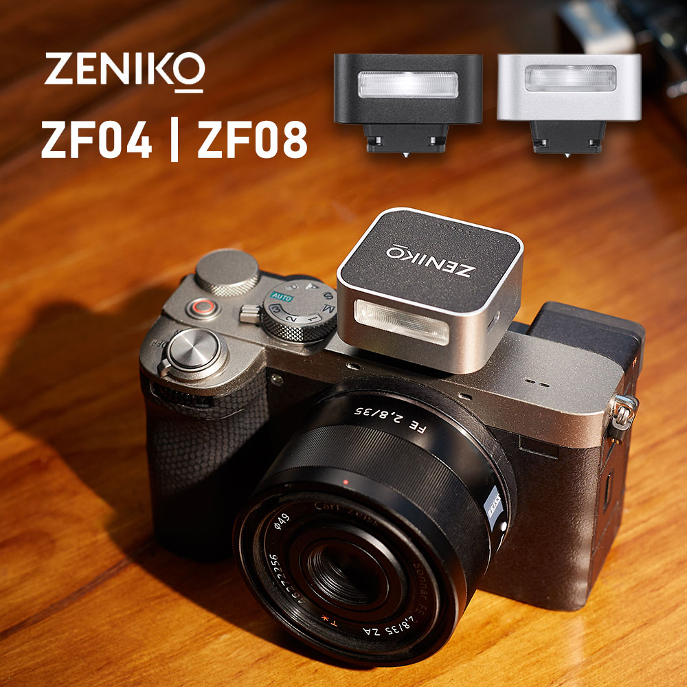 Canon Camera Eos R8 - ZENIKO ZF04 ZF08 Мини Ретро-вспышка для