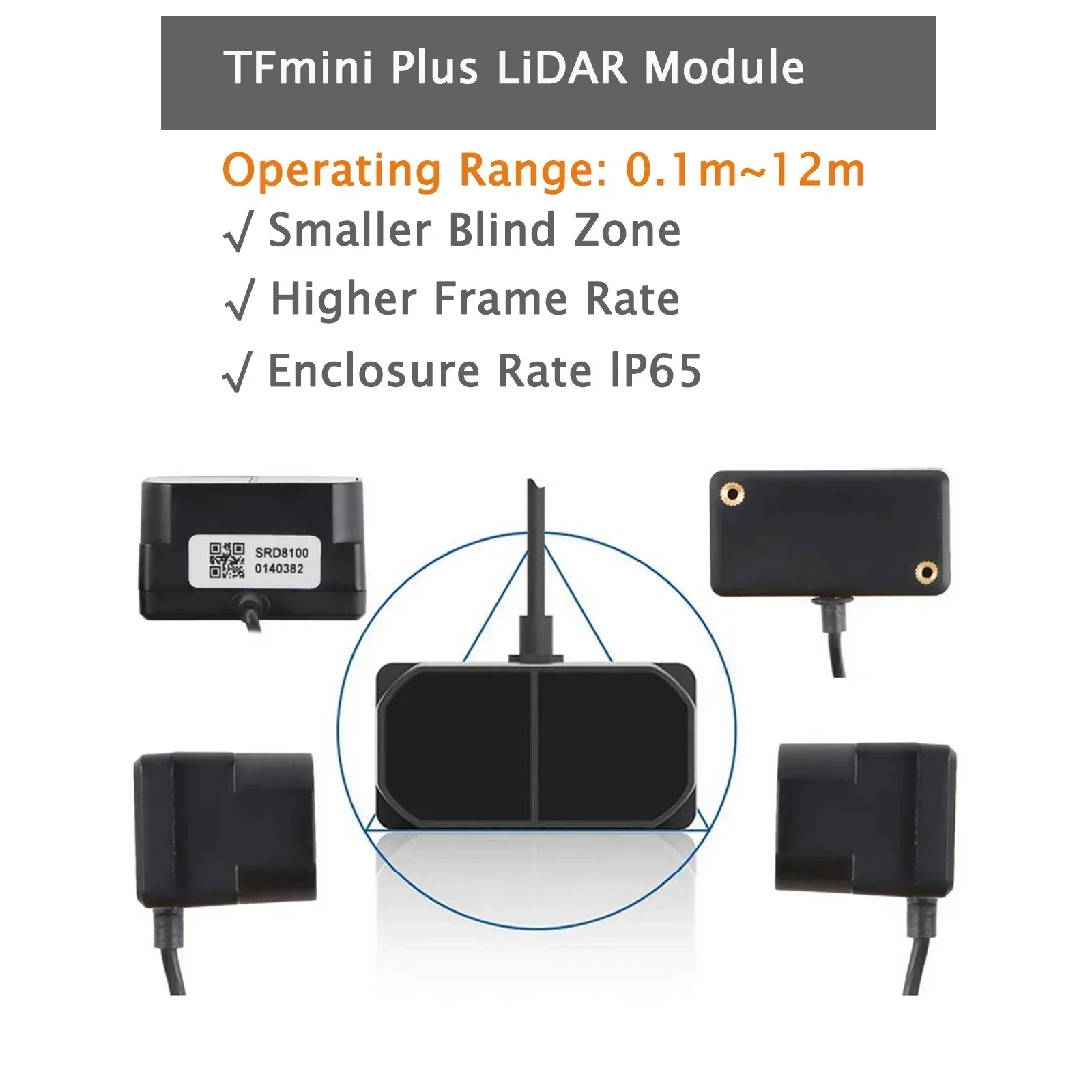 Модуль лидарного датчика TFmin – обзор и цена Drone Lidar