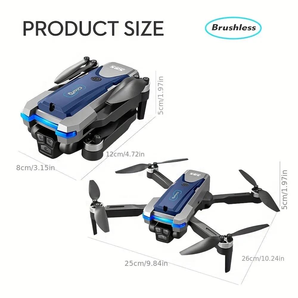 Складной Квадрокоптер S8S, GPS – обзор и цена Drone Lidar